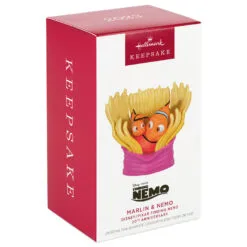 Hallmark Disney/Pixar Finding Nemo 20th Anniversary Marlin & Nemo Ornament -Hallmark Store DisneyPixar Nemo and Marlin Keepsake Ornament 2199QXD6607 04