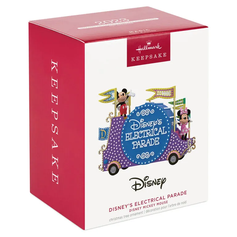 Hallmark Disney Mickey Mouse Disney's Electrical Parade Musical Ornament With Light 4 Hallmark Disney Mickey Mouse Disney's Electrical Parade Musical Ornament With Light - Image 4