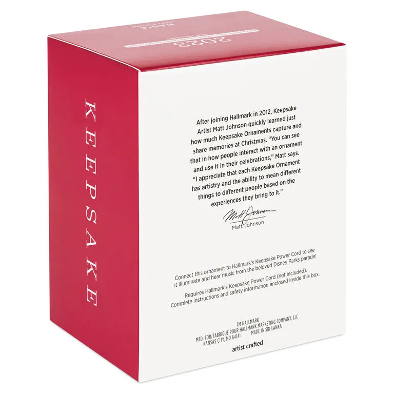 Hallmark Disney Mickey Mouse Disney's Electrical Parade Musical Ornament With Light 5 Hallmark Disney Mickey Mouse Disney's Electrical Parade Musical Ornament With Light - Image 5