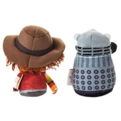 Hallmark Itty Bittys® Doctor Who The Fourth Doctor And Dalek Plush, Set Of 2 -Hallmark Store Doctor Who Fourth Doctor and Dalek Plush itty bittys 1KDD2078 02