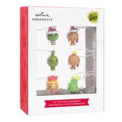 Mini Dr. Seuss's How The Grinch Stole Christmas!™ Shatterproof Hallmark Ornaments, Set Of 6 -Hallmark Store Dr. Seuss How the Grinch Stole Christmas Miniature Christmas Ornaments Set of 6 3HCM912 04