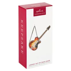 Hallmark Lookin' Out My Back Door Guitar Musical Ornament 9 Hallmark Lookin' Out My Back Door Guitar Musical Ornament -Hallmark Store Electric Guitar Keepsake Ornament 2099QGO2629 04
