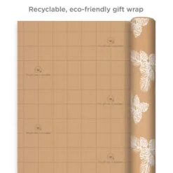 Hallmark Elegant Evergreens 2-Pack Holiday Wrapping Paper, 150 Sq. Ft. -Hallmark Store Elegant Evergreens Holiday Wrapping Paper 5JXW1203 07