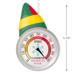Hallmark Elf™ Clausometer Personalized Ornament With Light 6 Hallmark Elf™ Clausometer Personalized Ornament With Light -Hallmark Store Elf Clausometer Personalized Keepsake Ornament With Light 2999QHE2117B1 03