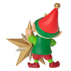 Hallmark North Pole Tree Trimmers Ornament -Hallmark Store Elf With Christmas Tree Keepsake Ornament 1799QXR8069 06