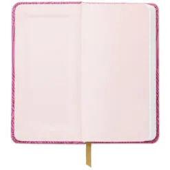 Hallmark Etched Leaves Pink Slim Notebook -Hallmark Store Etched Leaves Pink Slim Journal 1HWJ3808 03