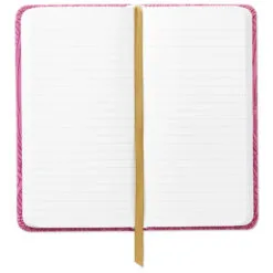 Hallmark Etched Leaves Pink Slim Notebook -Hallmark Store Etched Leaves Pink Slim Journal 1HWJ3808 04