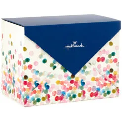 Hallmark Assorted All-Occasion Cards In Polka Dot Organizer Box, Box Of 24 -Hallmark Store Everyday Cards Organized Storage Box 5EDX3456 03