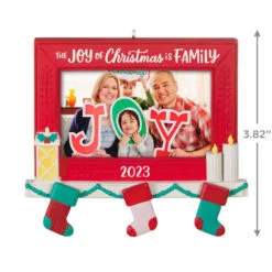 Hallmark Family Joy 2023 Photo Frame Ornament -Hallmark Store Family Joy 2023 Picture Frame Keepsake Ornament 1599QGO2587 03