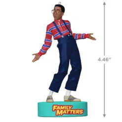 Hallmark Family Matters Steve Urkel Ornament With Sound -Hallmark Store Family Matters Steve Urkel Keepsake Ornament 2199QXI6267 03