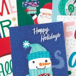 Hallmark Colorful And Casual Money-Holder Boxed Christmas Cards Assortment, Pack Of 36 -Hallmark Store Festive Assorted MoneyHolder Boxed Christmas Cards 5CZE2139 06