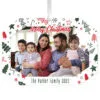 Hallmark Festive Fun Personalized Text And Photo Metal Ornament