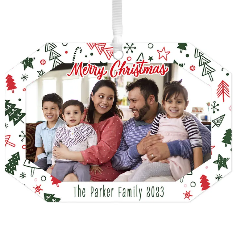 Hallmark Festive Fun Personalized Text And Photo Metal Ornament 1 Hallmark Festive Fun Personalized Text And Photo Metal Ornament