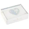 Hallmark Floral Laser Foil Heart Blank Note Cards, Box Of 8