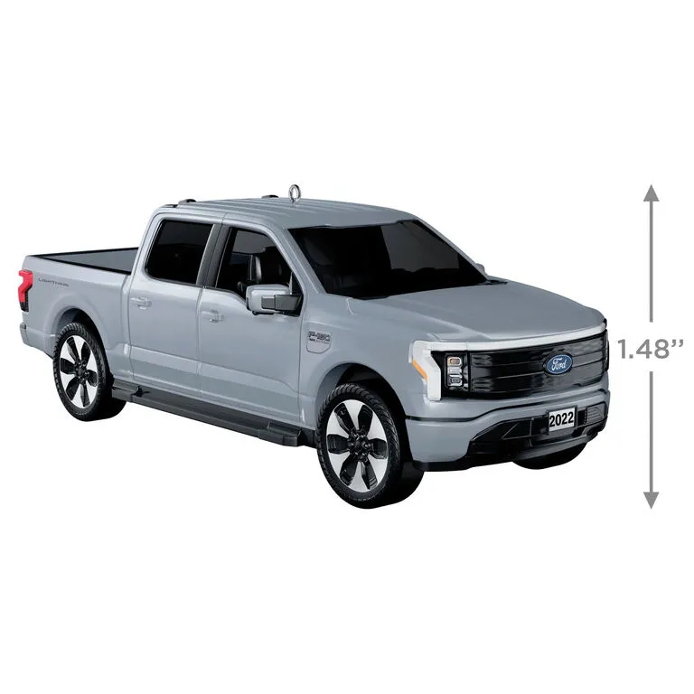 Hallmark 2022 Ford F-150 Lightning 2023 Metal Ornament 3 Hallmark 2022 Ford F-150 Lightning 2023 Metal Ornament - Image 3