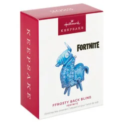 Hallmark Fortnite Ffrosty Back Bling Ornament -Hallmark Store Fortnite Ffrosty Llama Keepsake Ornament 1399QXI7187 04
