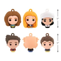 Mini Friends Shatterproof Hallmark Ornaments, Set Of 6 -Hallmark Store Friends Miniature Christmas Ornaments Set of 6 2HCM9229 03