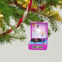 Hallmark Frosty The Snowman™ Look At Frosty Go Ornament With Light And Sound -Hallmark Store Frosty the Snowman Record Player Keepsake Ornament 2499QXI6279 02