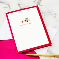 Hallmark Here's To You Cocktail Toast 3D Pop-Up Card 16 Hallmark Here's To You Cocktail Toast 3D Pop-Up Card -Hallmark Store Fruit Cocktail Drinks Celebration 3D PopUp Card for Her 1299LAD2897 07