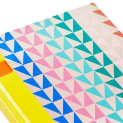 Hallmark Geometric Triangles Hardback Notebook -Hallmark Store Geometric Triangles Hardcover Notebook 1HWJ7052 05
