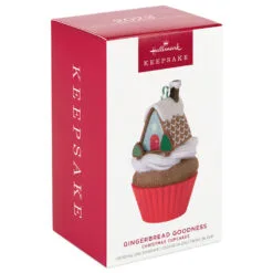 Hallmark Christmas Cupcakes Gingerbread Goodness Ornament 9 Hallmark Christmas Cupcakes Gingerbread Goodness Ornament -Hallmark Store Gingerbread House Cupcake Keepsake Ornament 1599QXR8017 04