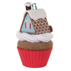 Hallmark Christmas Cupcakes Gingerbread Goodness Ornament 11 Hallmark Christmas Cupcakes Gingerbread Goodness Ornament -Hallmark Store Gingerbread House Cupcake Keepsake Ornament 1599QXR8017 06