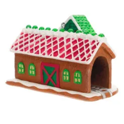 Hallmark Season's Treatings Special Edition Ornament 11 Hallmark Season's Treatings Special Edition Ornament -Hallmark Store Gingerbread Train Depot Keepsake Ornament 1899QXT4117 06