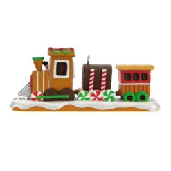Hallmark Season’s Treatings Ornament 11 Hallmark Season’s Treatings Ornament -Hallmark Store Gingerbread Train Keepsake Ornament 1699QXR8009 06