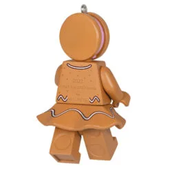 Hallmark Gingerbread Woman LEGO® Minifigure Ornament -Hallmark Store Gingerbread Woman LEGO Minifig Keepsake Ornament 1699QXI7329 06