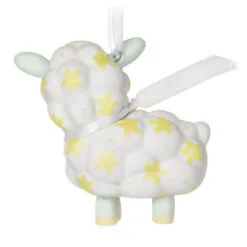 Hallmark Godchild 2023 Porcelain Ornament -Hallmark Store Godchild Lamb Keepsake Ornament 1799QGO2609 06