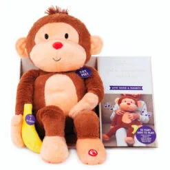Hallmark Goin' Bananas Monkey Singing Stuffed Animal, 12" -Hallmark Store Goin Bananas Interactive Monkey Stuffed Animal With Sound 1PSB2187 04