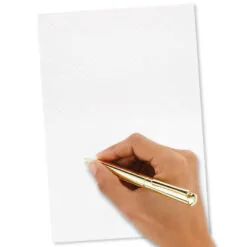 Hallmark Gold Butterfly On Pink Blank Note Cards, Box Of 8 -Hallmark Store Gold Butterfly on Pink Blank Note Cards 1499CNT1125 03