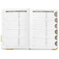 Hallmark Gold Polka Dots Address Book -Hallmark Store Gold Polka Dots Address Book 1ADD1620 03