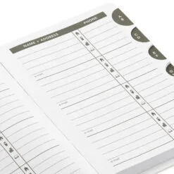 Hallmark Gold Polka Dots Address Book -Hallmark Store Gold Polka Dots Address Book 1ADD1620 07