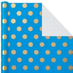 Hallmark Gold And Jewel Tones 3-Pack Wrapping Paper, 105 Sq. Ft. Total 12 Hallmark Gold And Jewel Tones 3-Pack Wrapping Paper, 105 Sq. Ft. Total -Hallmark Store Gold and Jewel Tones 3Pack Wrapping Paper Rolls 5EWR6389 06