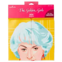 Hallmark Dorothy The Golden Girls Cheesecake Novelty Crew Socks 8 Hallmark Dorothy The Golden Girls Cheesecake Novelty Crew Socks -Hallmark Store Golden Girls Dorothy Funny Novelty Crew Socks 1GOL1055 04