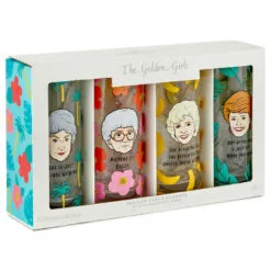 Hallmark The Golden Girls Glasses, Set Of 4 -Hallmark Store Golden Girls Drinking Glasses Set of 4 1GOL1049 03