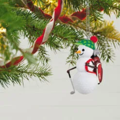 Hallmark Jolly Golfer 2023 Ornament 7 Hallmark Jolly Golfer 2023 Ornament -Hallmark Store Golf Ball Snowman Keepsake Ornament 1899QGO2939 02