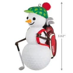 Hallmark Jolly Golfer 2023 Ornament 8 Hallmark Jolly Golfer 2023 Ornament -Hallmark Store Golf Ball Snowman Keepsake Ornament 1899QGO2939 03