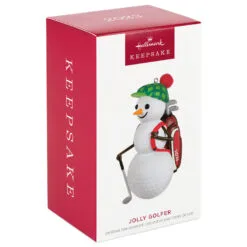 Hallmark Jolly Golfer 2023 Ornament 9 Hallmark Jolly Golfer 2023 Ornament -Hallmark Store Golf Ball Snowman Keepsake Ornament 1899QGO2939 04