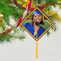 Hallmark Graduation Cap Photo Personalized Ornament -Hallmark Store Graduation Cap Photo Personalized Keepsake Ornament 2499QHE2120B3 02