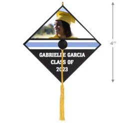 Hallmark Graduation Cap Text And Photo Personalized Ornament -Hallmark Store Graduation Cap Text and Photo Personalized Keepsake Ornament 2499QHE2120B2 03