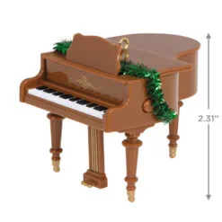 Hallmark O Holy Night Musical Ornament -Hallmark Store Grand Piano Musical Keepsake Ornament 2099QSM7849 03