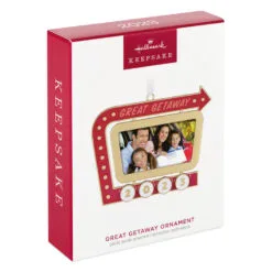 Hallmark Great Getaway 2023 Metal Photo Frame Ornament -Hallmark Store Great Getaway Picture Frame Keepsake Ornament 1999QHX3097 04