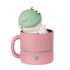 Hallmark Great-Granddaughter Hot Cocoa Mug 2023 Ornament -Hallmark Store GreatGranddaughter Snowman in Mug Keepsake Ornament 1399QGO2559 06