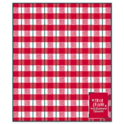 Hallmark Channel Fa-La-La-Love Plaid Blanket, 50x60 -Hallmark Store Hallmark Channel FaLaLaLove Plaid Blanket 1XKT3520 04