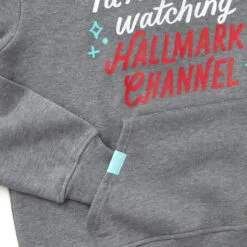Hallmark Channel Rather Be Watching Sweatshirt Hoodie, X-Large 6 Hallmark Channel Rather Be Watching Sweatshirt Hoodie, X-Large -Hallmark Store Hallmark Channel Rather Be Watching Sweatshirt Hoodie 1XKT3552 03
