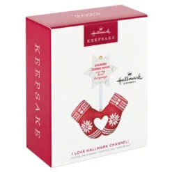 I Love Hallmark Channel! Ornament 9 I Love Hallmark Channel! Ornament -Hallmark Store Hallmark Channel Red Mittens Keepsake Ornament 1599QGO2949 04