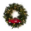 Hallmark Channel Truck Motion-Activated Wreath With Sound And Light, 14"