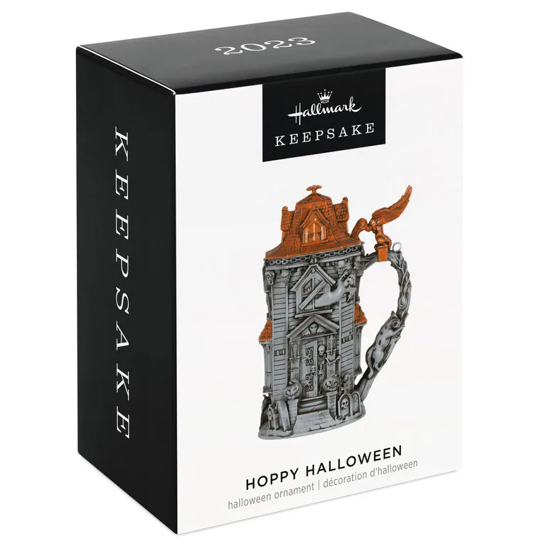 Hallmark Hoppy Halloween Beer Stein 2023 Ornament 4 Hallmark Hoppy Halloween Beer Stein 2023 Ornament - Image 4